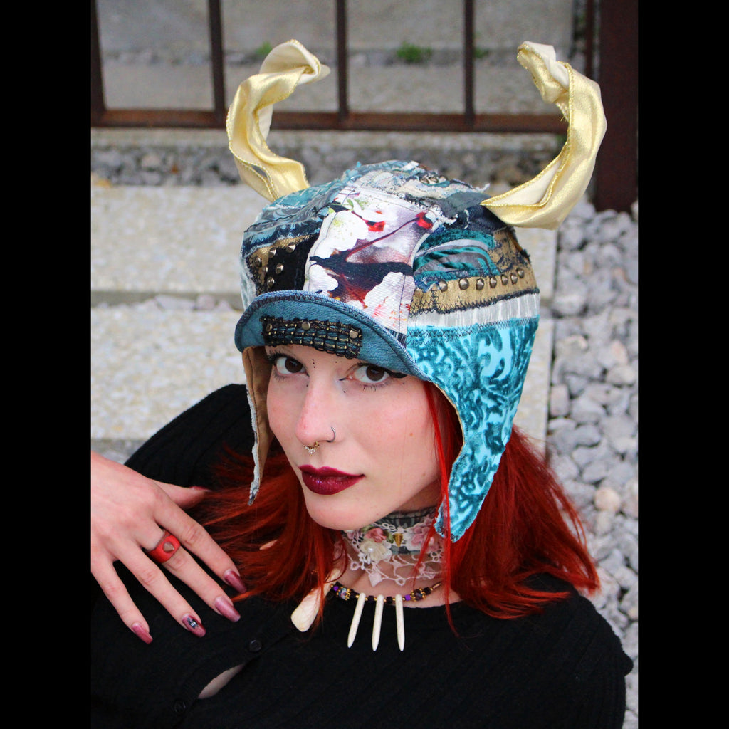 Circusy Aviator Hat with Horns
