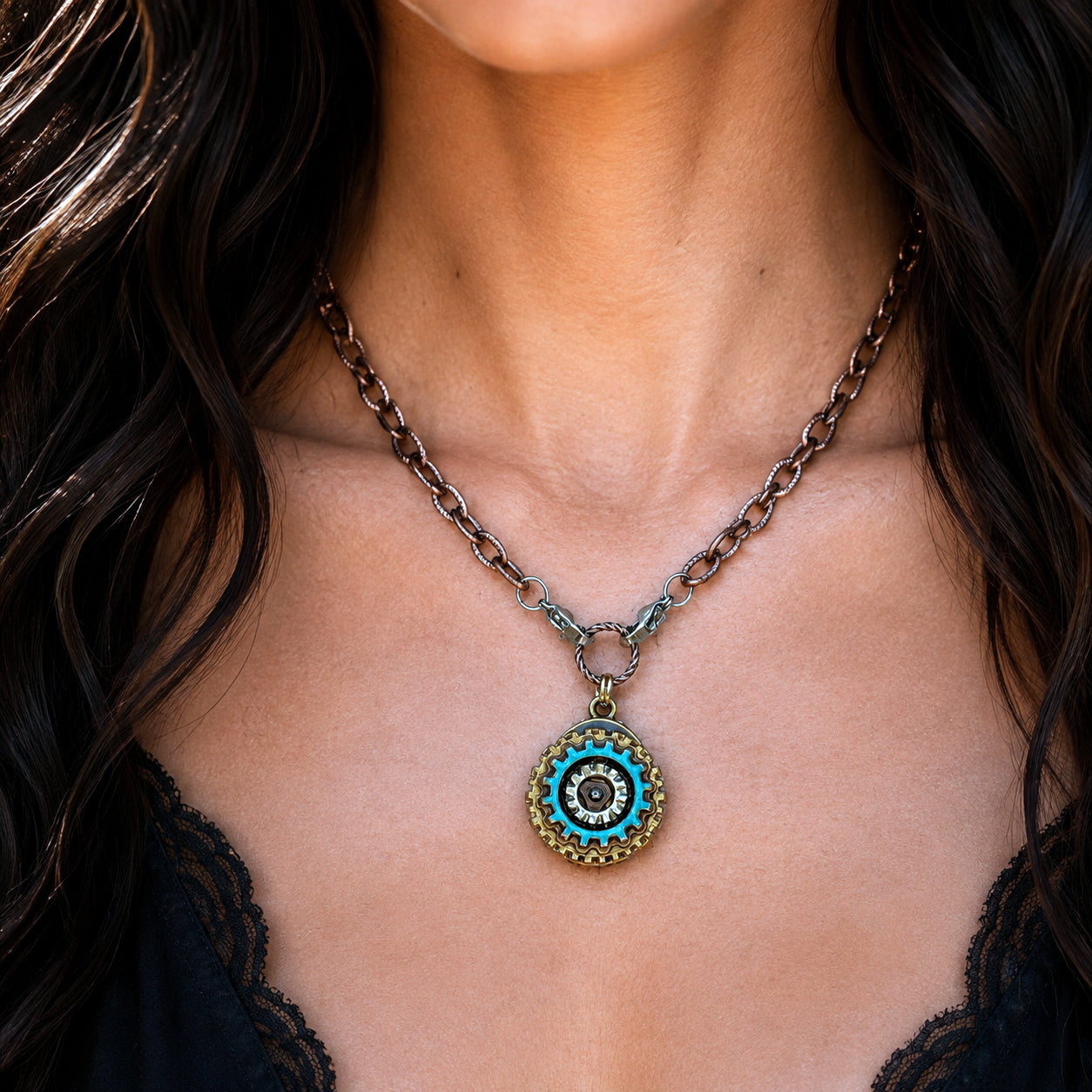 Gender-Neutral Steampunk Necklace