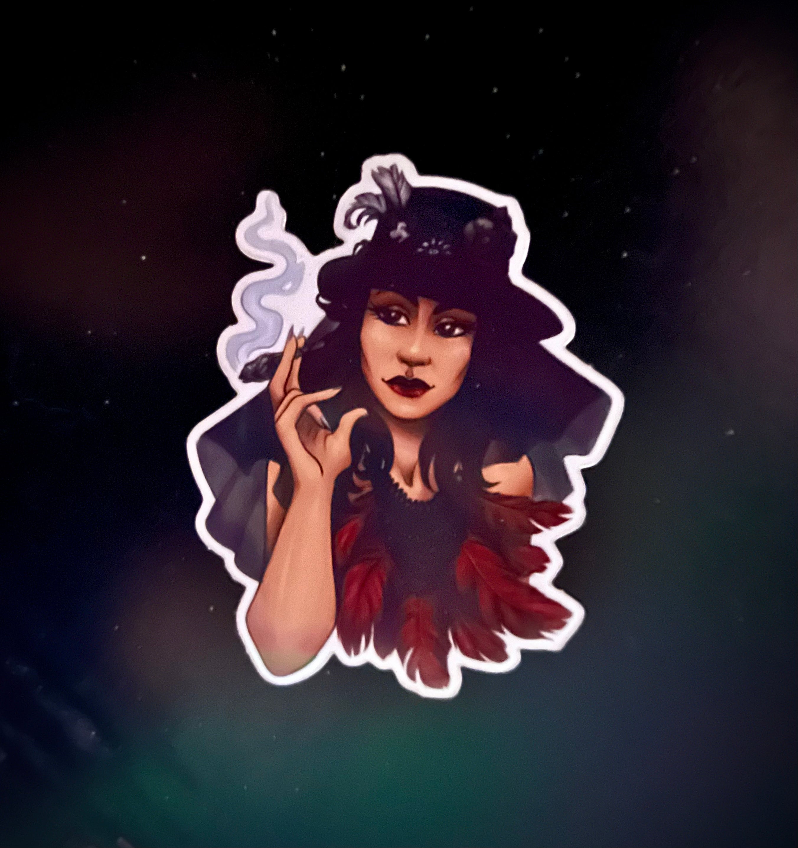 Mind Over Hatter "The Temptress" Sticker