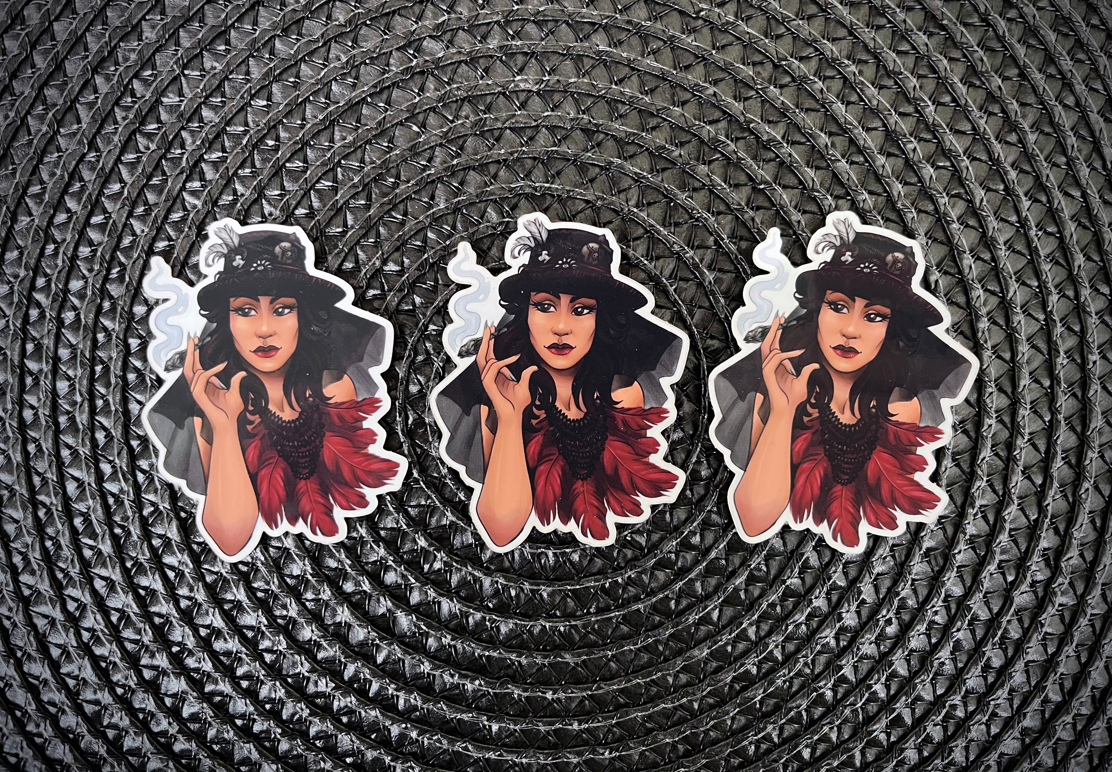 Mind Over Hatter "The Temptress" Sticker