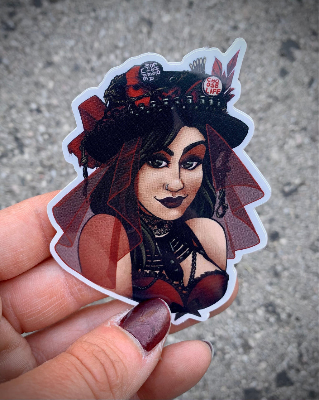 Mind Over Hatter "The Arsonist" Sticker