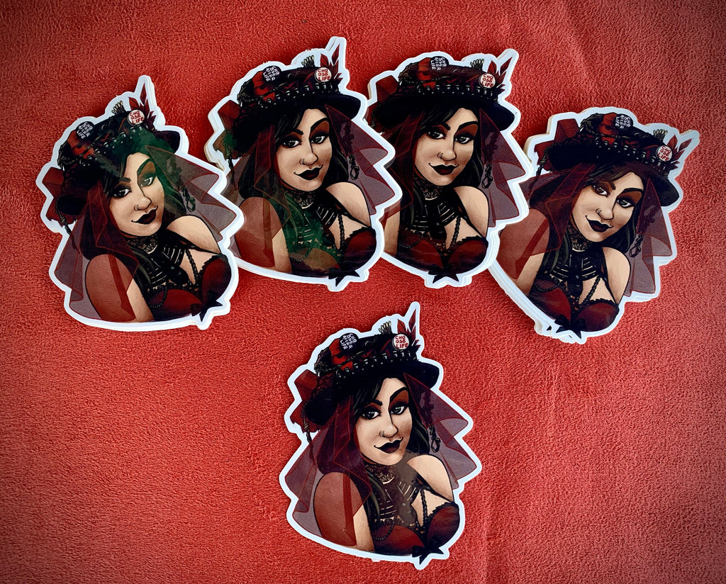 Mind Over Hatter "The Arsonist" Sticker