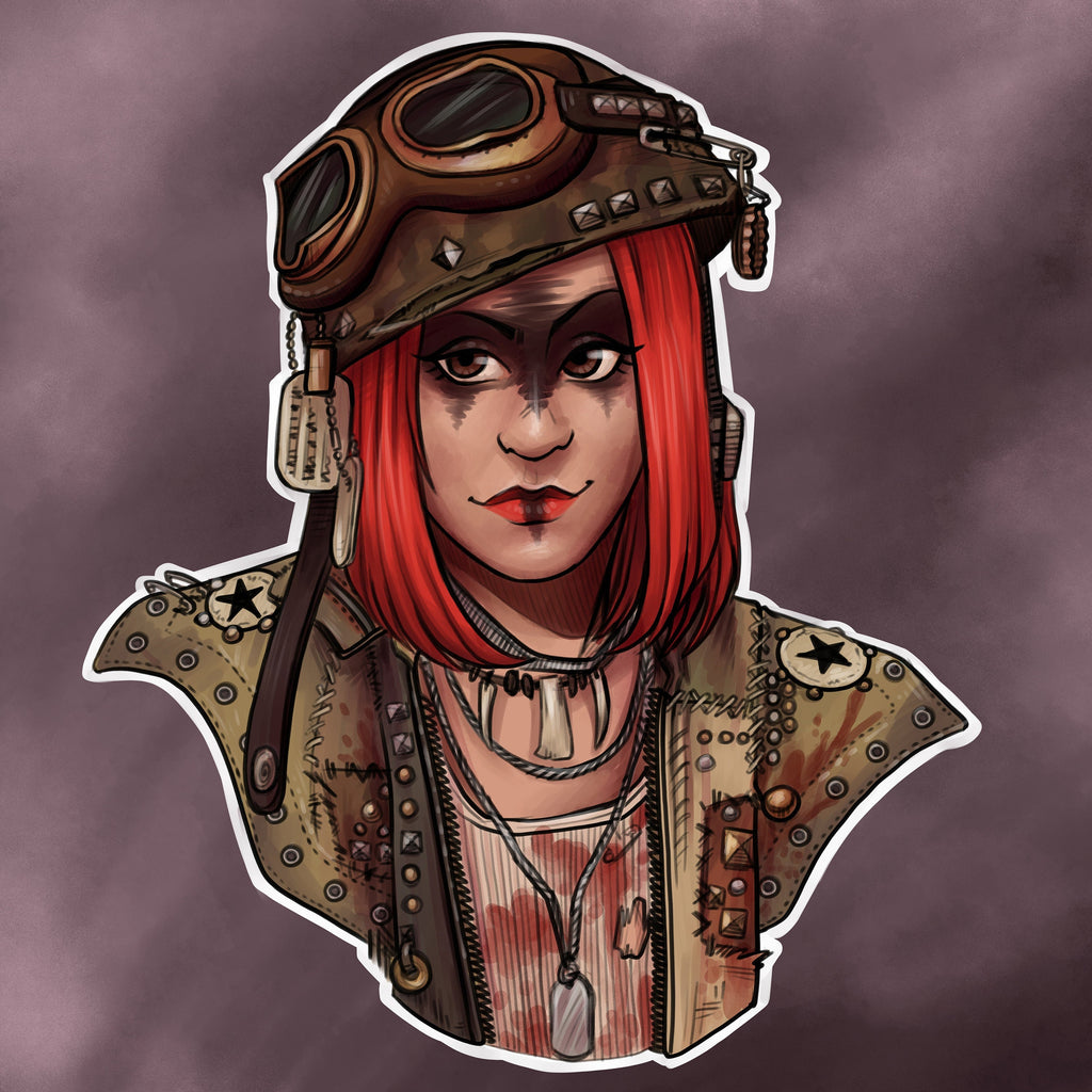 Mind Over Hatter "The Zombie Slayer" Sticker