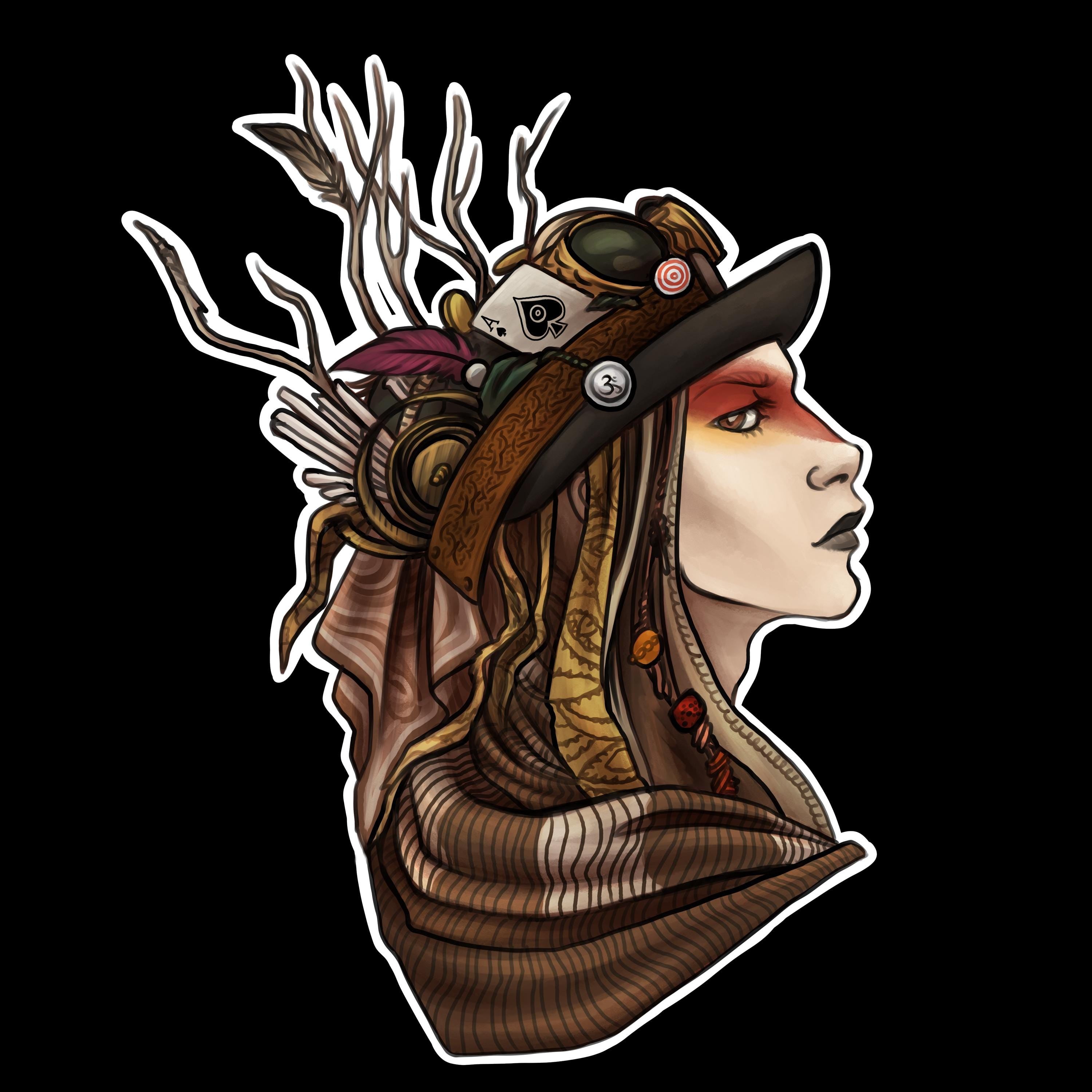 Mind Over Hatter "The Enchantress" Sticker
