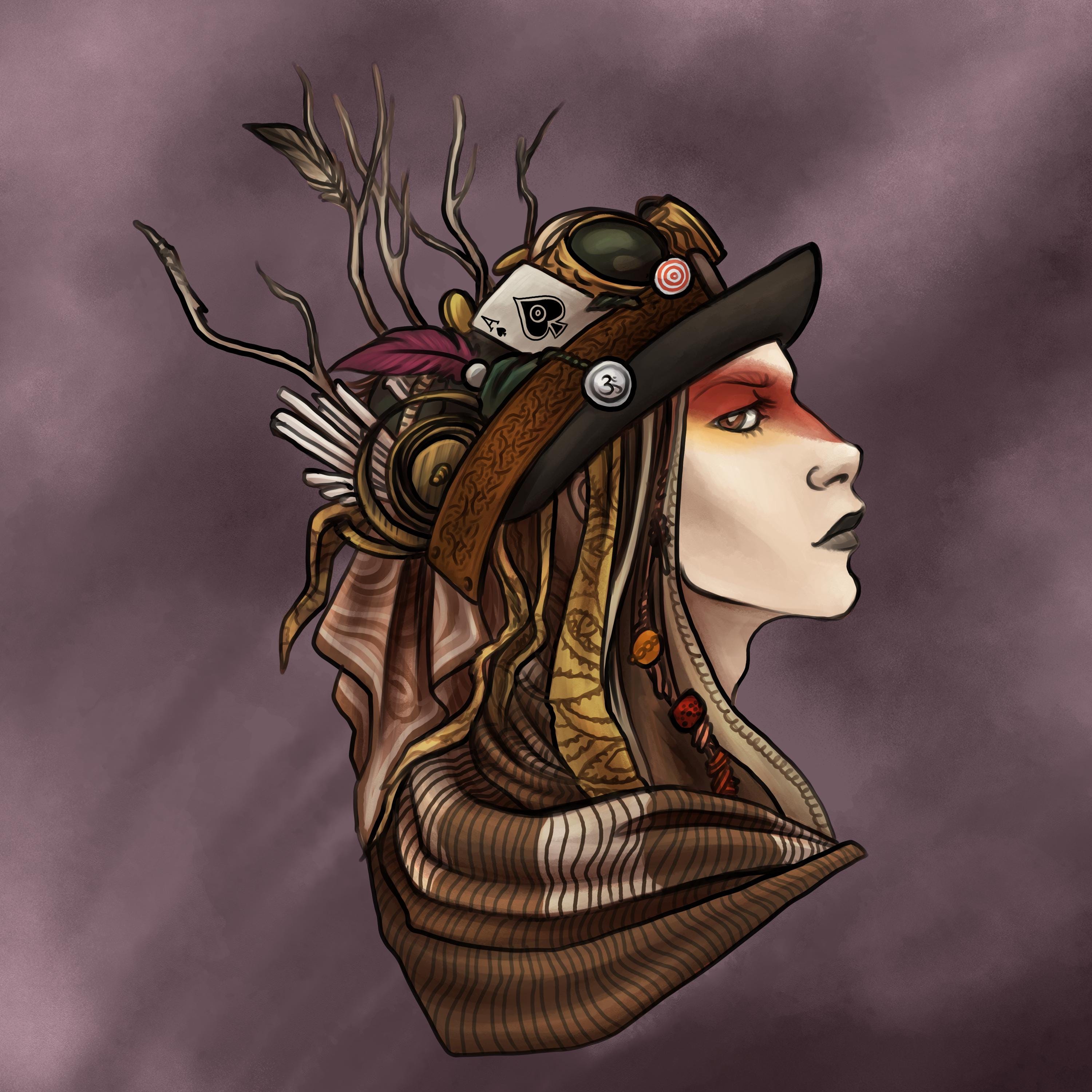 Mind Over Hatter "The Enchantress" Sticker
