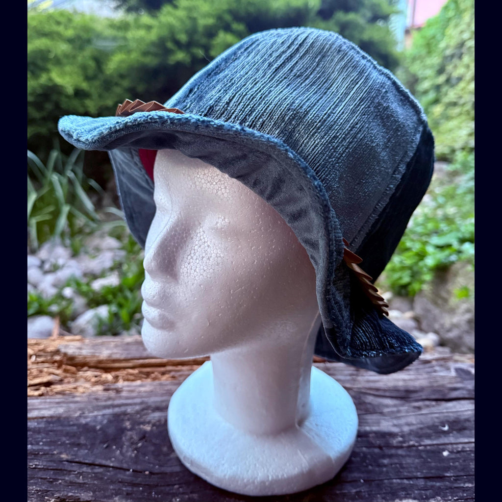 Blue Velvet Bucket Hat