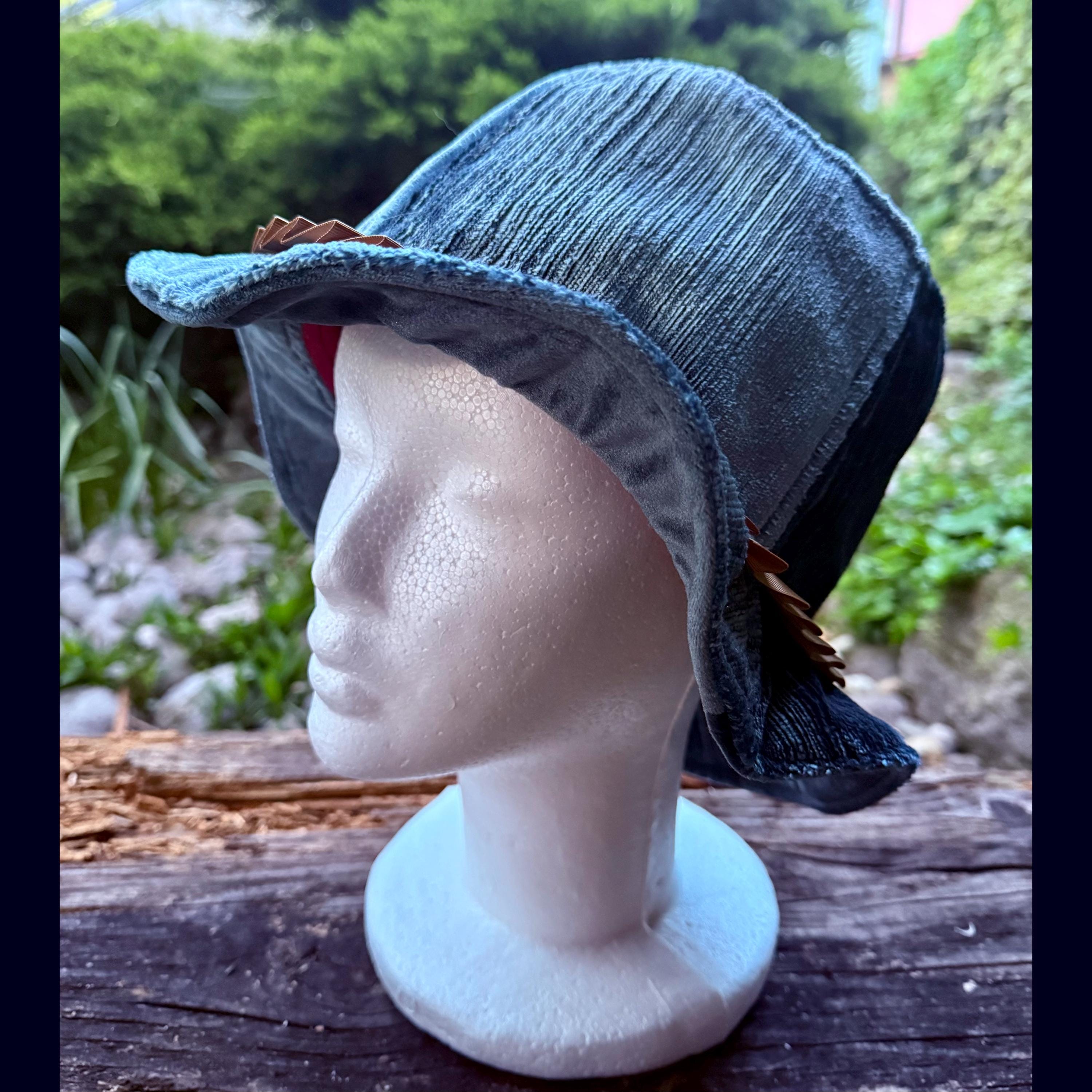 Blue Velvet Bucket Hat