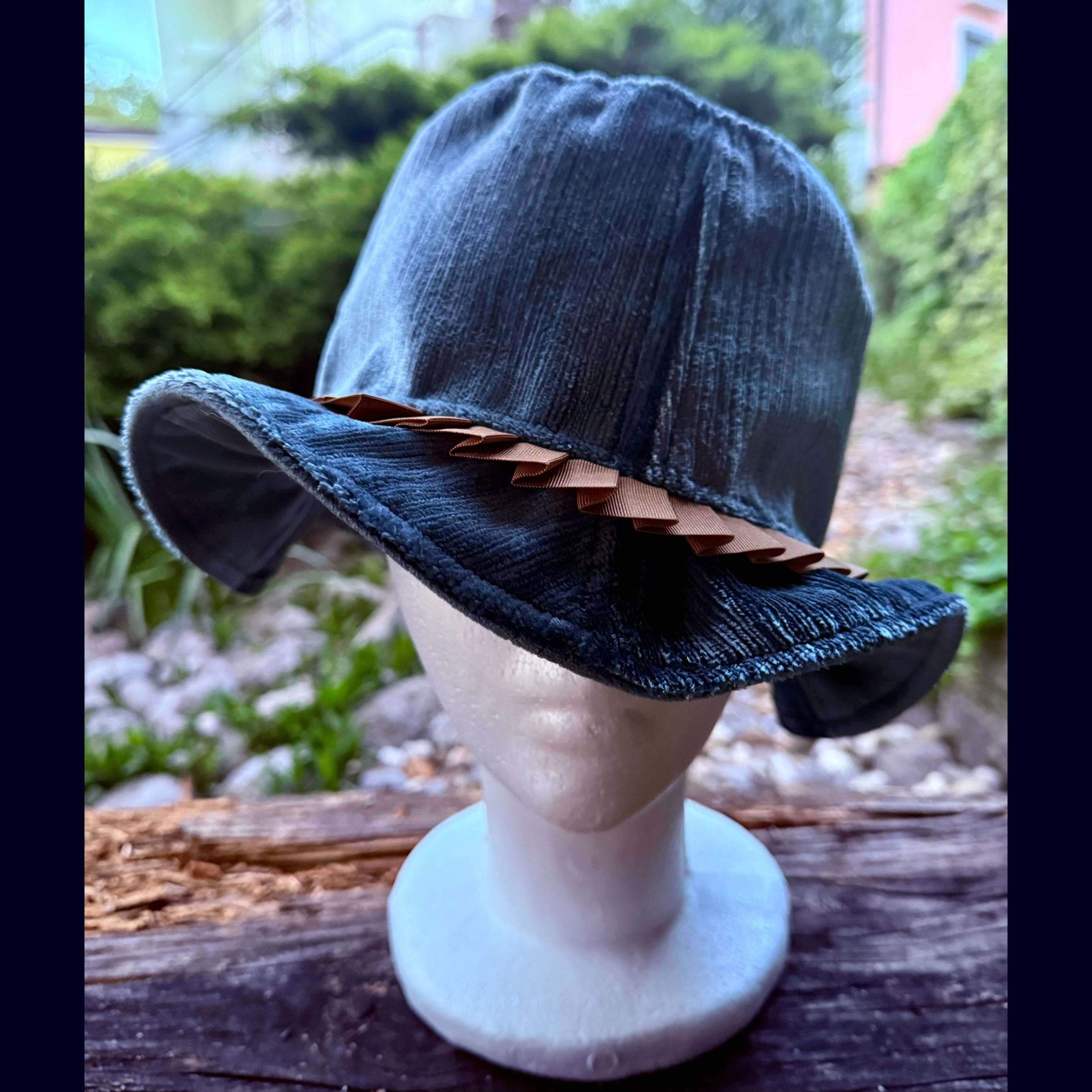 Blue Velvet Bucket Hat
