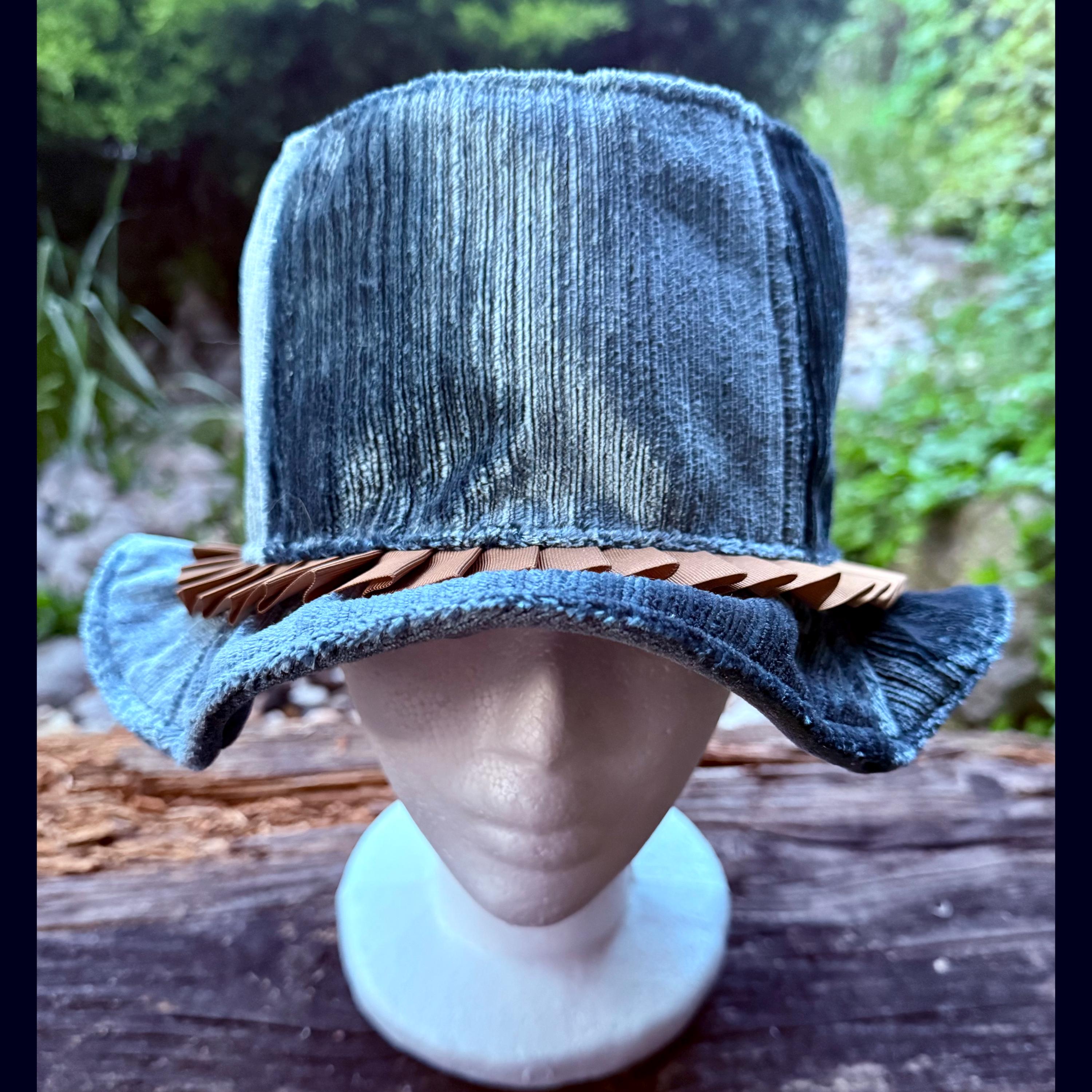 Blue Velvet Bucket Hat