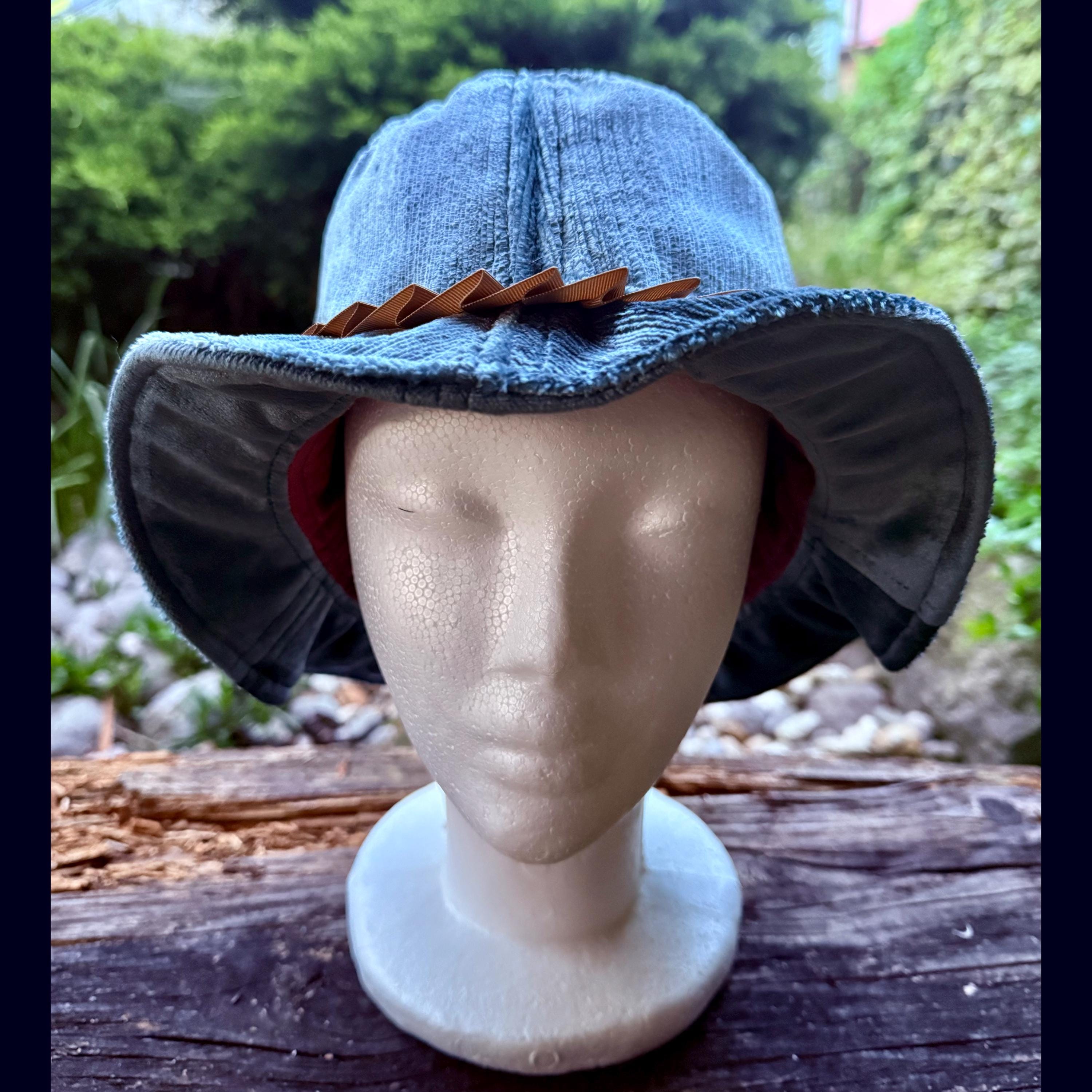 Blue Velvet Bucket Hat