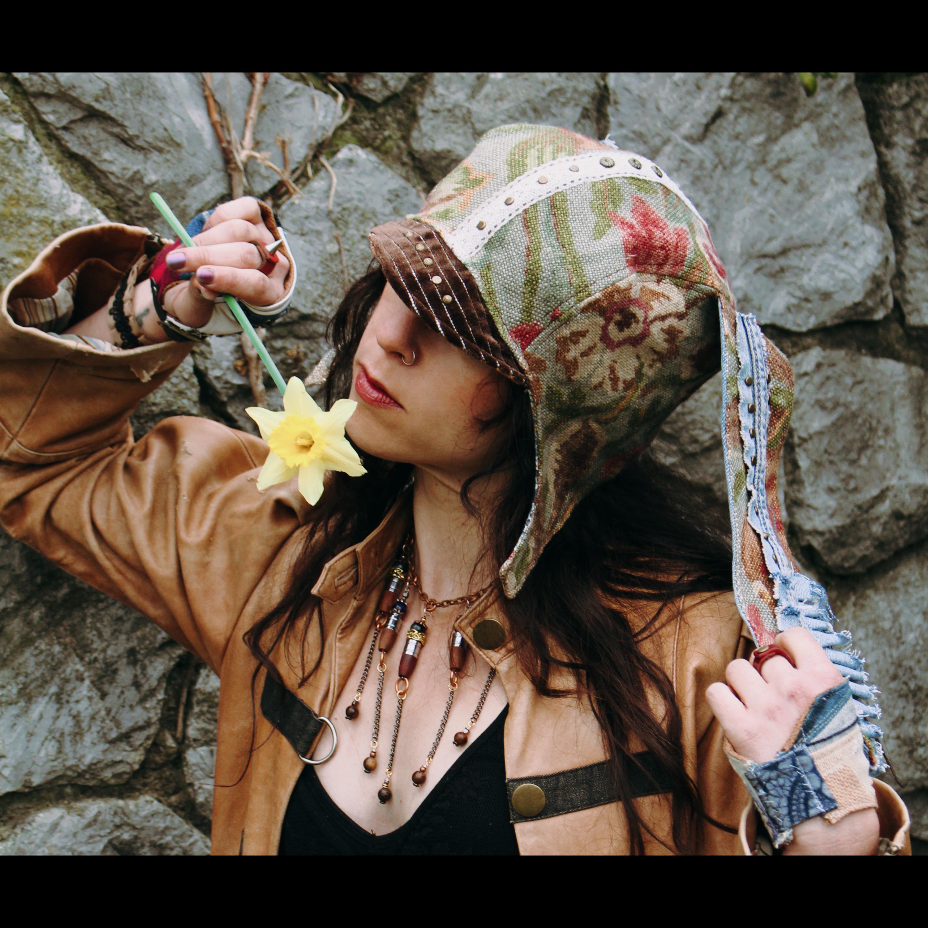 Gender-Neutral Necklace with Repurposed Elements