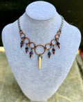 Gender-Neutral Beaded Horn Necklace